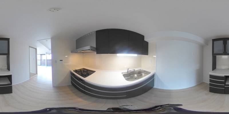 パノラマ画像キッチン