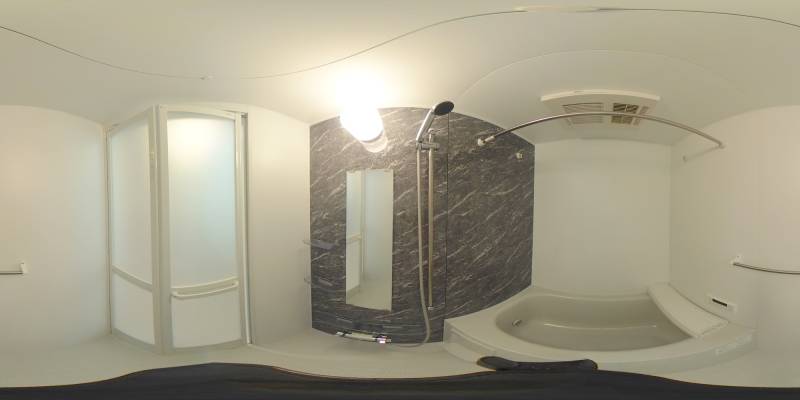 パノラマ画像バスルーム