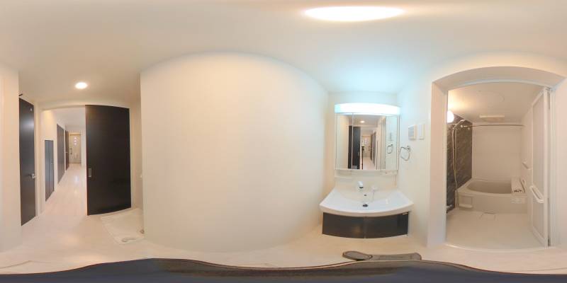 パノラマ画像洗面所