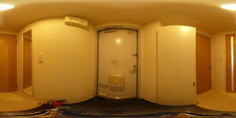 パノラマ画像玄関