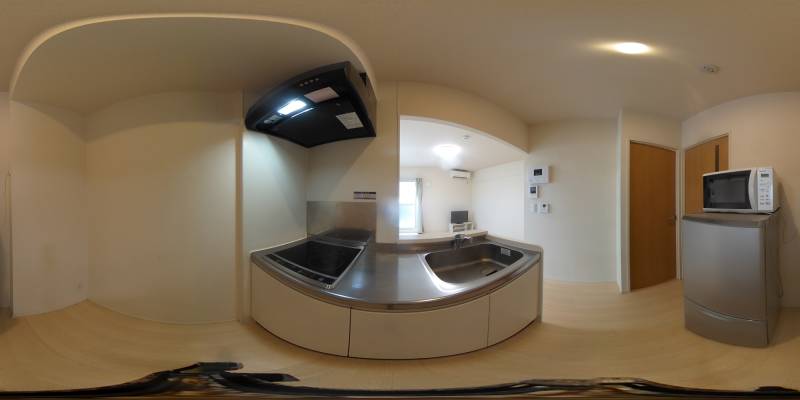 パノラマ画像キッチン