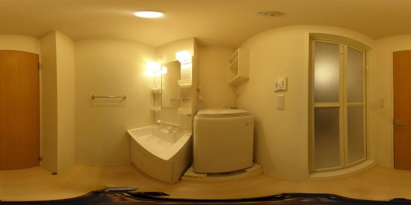 パノラマ画像洗面所