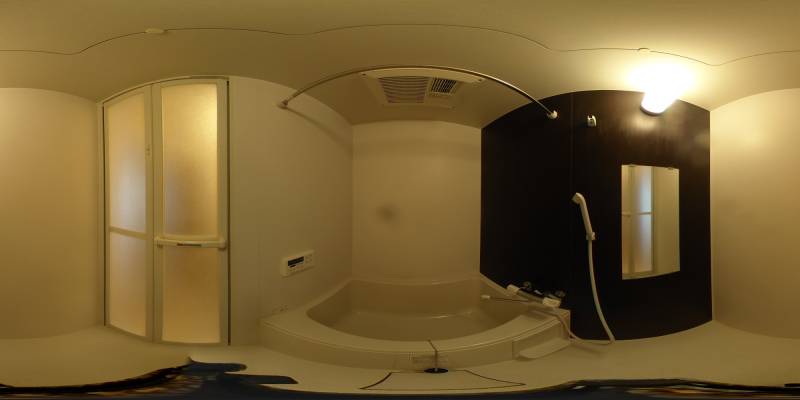 パノラマ画像バスルーム