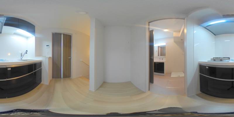 パノラマ画像キッチン
