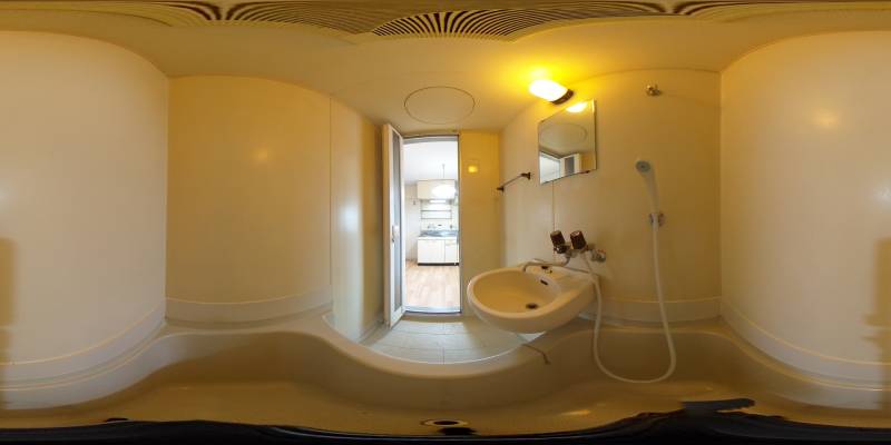 パノラマ画像バスルーム