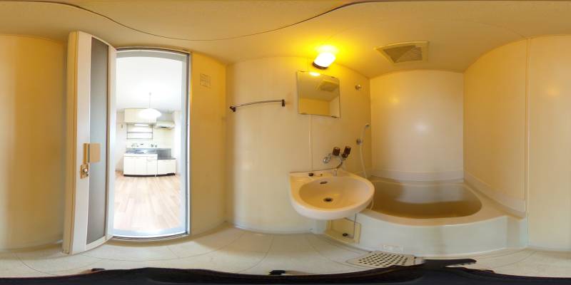 パノラマ画像洗面所