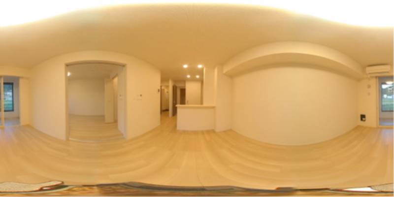 パノラマ画像リビング