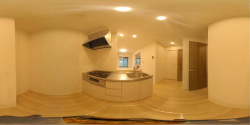 パノラマ画像キッチン