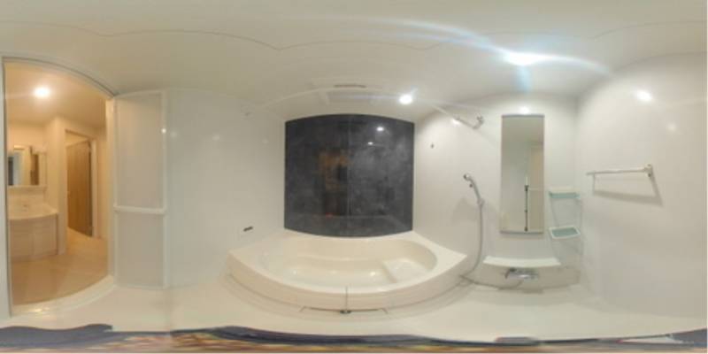 パノラマ画像バスルーム