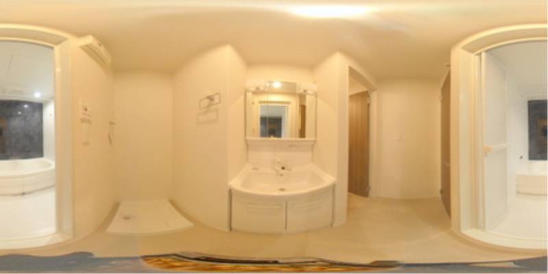 パノラマ画像洗面所