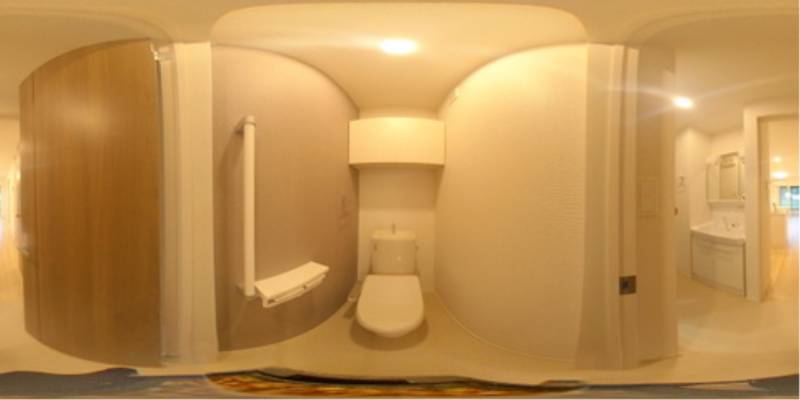 パノラマ画像トイレ