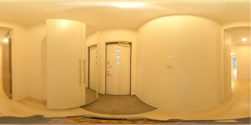 パノラマ画像玄関