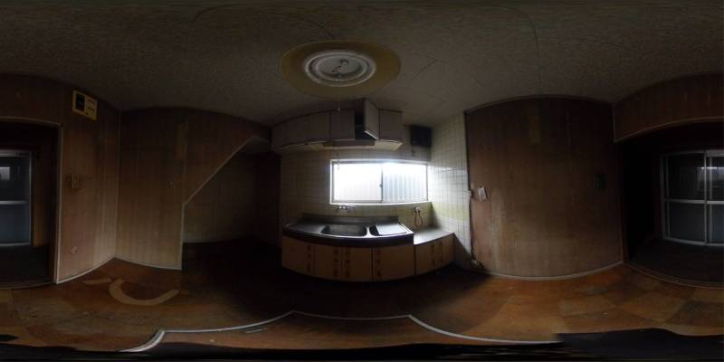 パノラマ画像キッチン