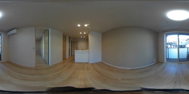 パノラマ画像リビング