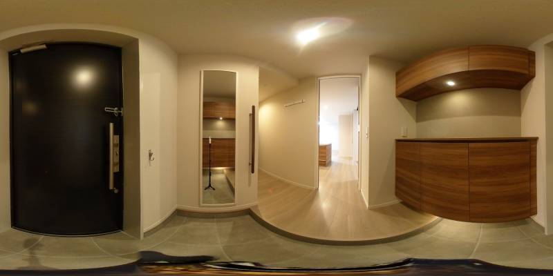 パノラマ画像玄関