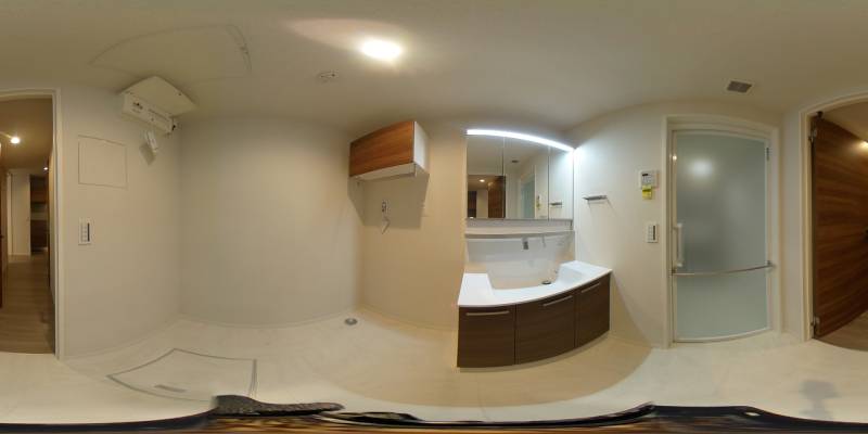 パノラマ画像洗面所