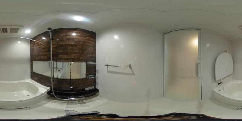 パノラマ画像バスルーム