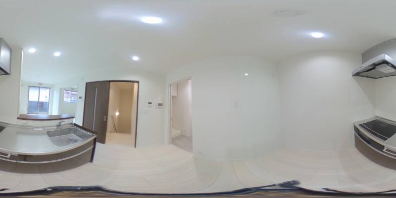 パノラマ画像キッチン