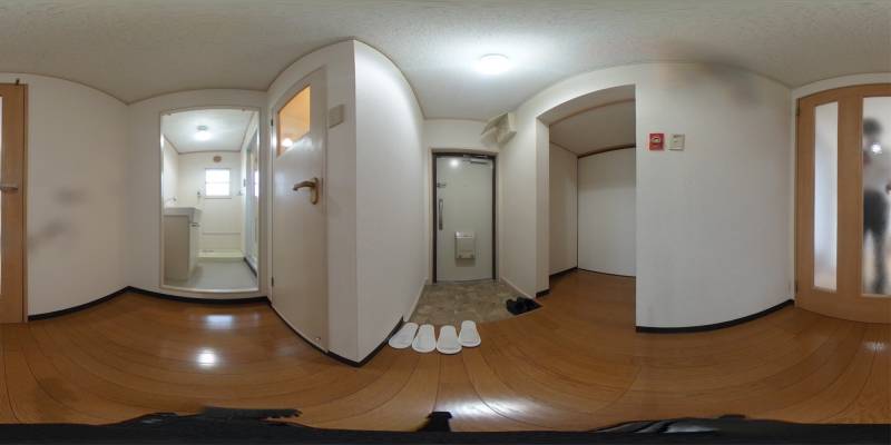 パノラマ画像玄関