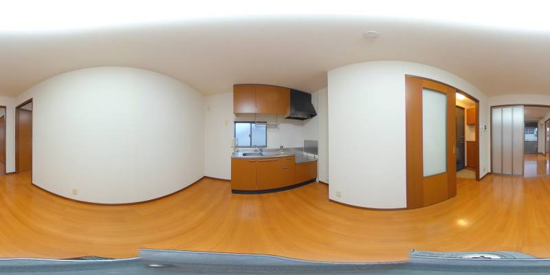 パノラマ画像キッチン