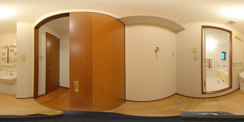 パノラマ画像洗面所