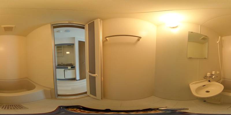 パノラマ画像バスルーム