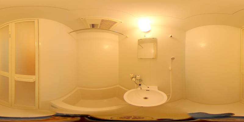 パノラマ画像バスルーム