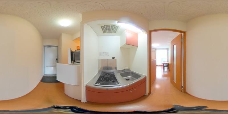 パノラマ画像キッチン