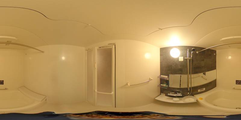 パノラマ画像バスルーム