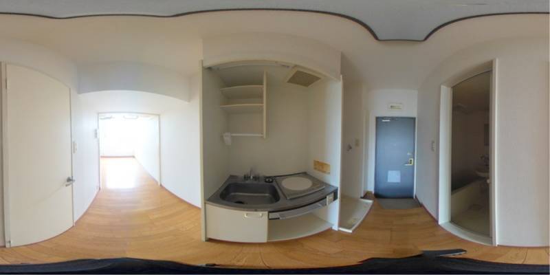 パノラマ画像キッチン