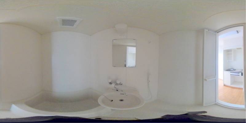 パノラマ画像バスルーム