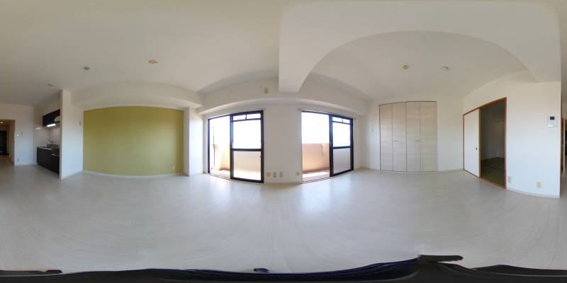 パノラマ画像リビング