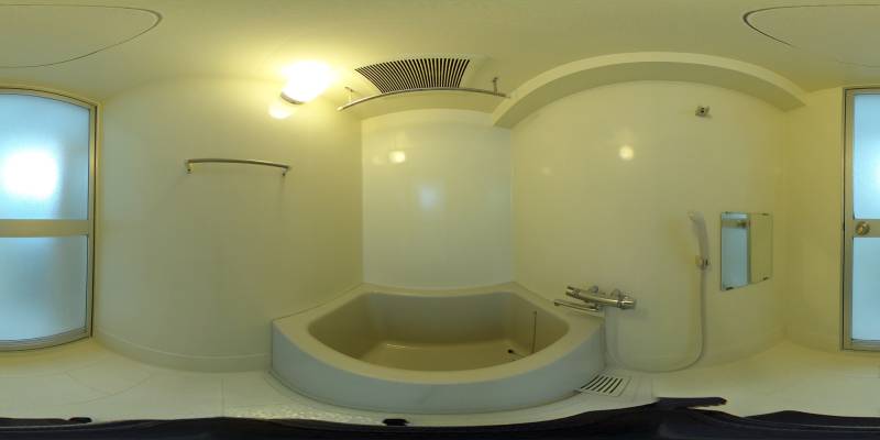 パノラマ画像バスルーム