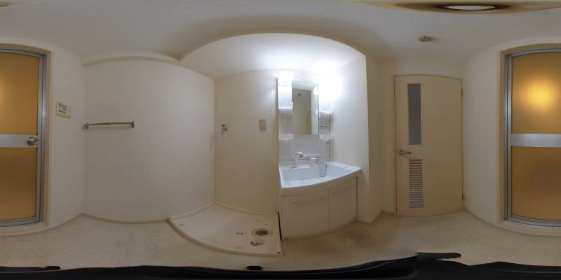 パノラマ画像洗面所