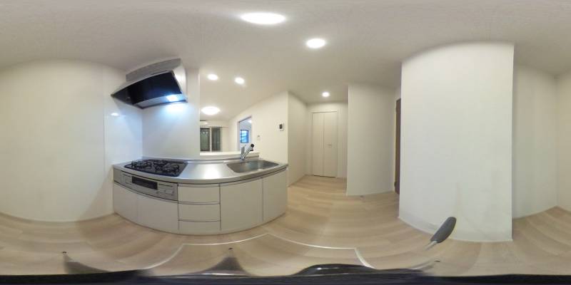 パノラマ画像キッチン