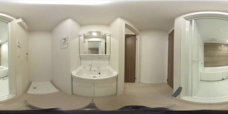 パノラマ画像洗面所