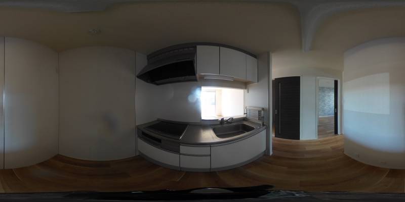 パノラマ画像キッチン