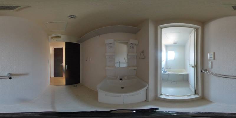 パノラマ画像洗面所
