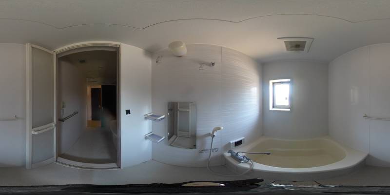 パノラマ画像バスルーム