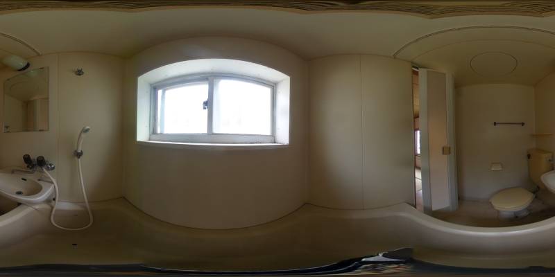 パノラマ画像バスルーム