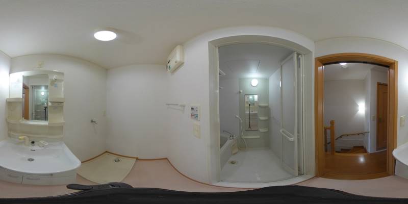 パノラマ画像洗面所