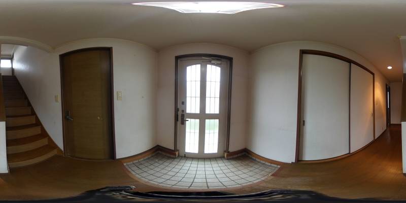 パノラマ画像玄関