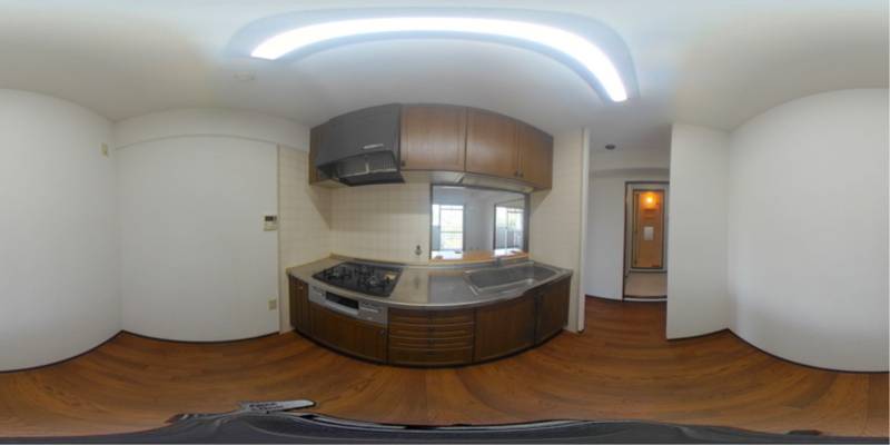 パノラマ画像キッチン