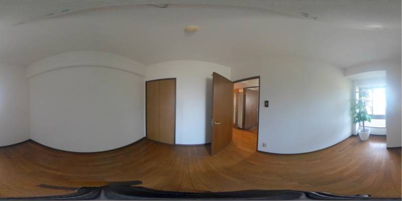 パノラマ画像洋室