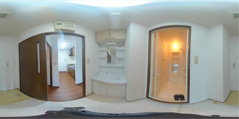 パノラマ画像洗面所