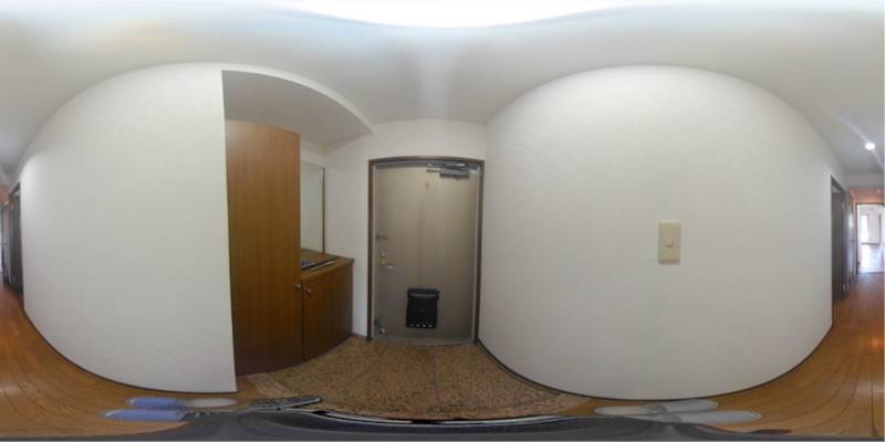 パノラマ画像玄関