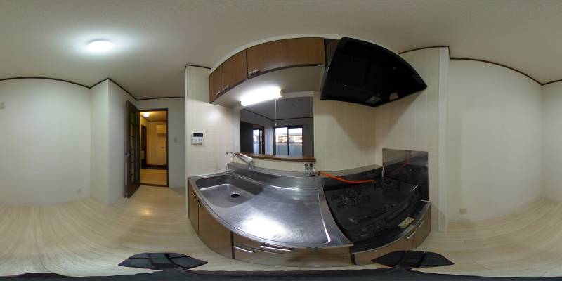 パノラマ画像キッチン