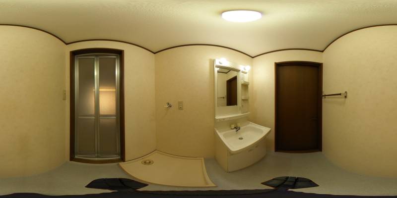 パノラマ画像洗面所