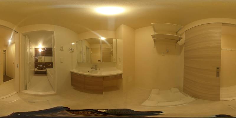 パノラマ画像洗面所