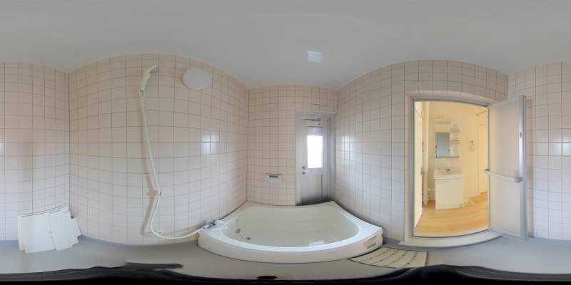 パノラマ画像バスルーム